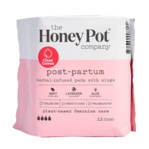 The Honey Pot Clean Cotton Postpartum Pads