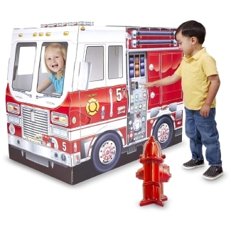 Melissa &Amp; Doug Firetruck Playhouse