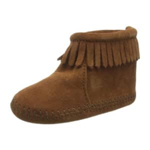 Minnetonka Velcro Back Flap Bootie
