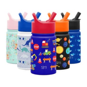 Simple Modern Kids Insulated Stainless Steel Water Bottle with Straw