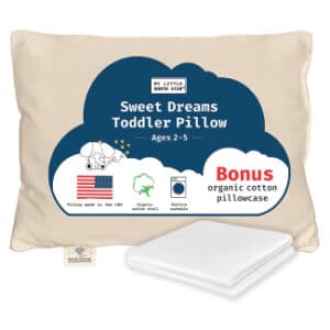 Toddler Pillow ORGANIC Cotton Washable