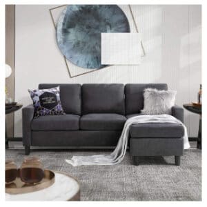 Walsunny Convertible Sectional L-Shaped Modern
