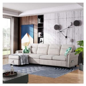 Walsunny Reversible Sectional Sofa