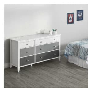 Little Seeds Monarch Hill Poppy 6 Drawer Double Dresser