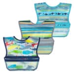 Green sprouts Snap & Go Wipe-off Bibs