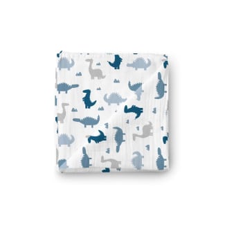 Harriet Bee Sidonie Dino Friends Muslin Swaddle Blanket