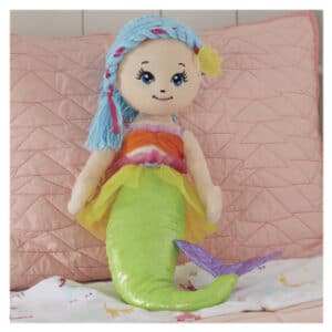 Soft Mermaid Rag Doll for Girls