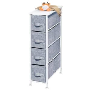 mDesign Narrow Vertical Dresser Drawers
