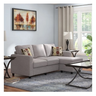 Winston Porter Sylvette 78.5 Wide Reversible Sofa &Amp; Chaise With Ottoman