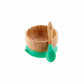 Avanchy Bamboo Baby Bowl &Amp; Spoon