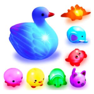 Light Up Animal Bathtub Toys