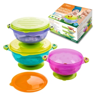 Babie B Best Suction Baby Bowls With Seal-Easy Lids