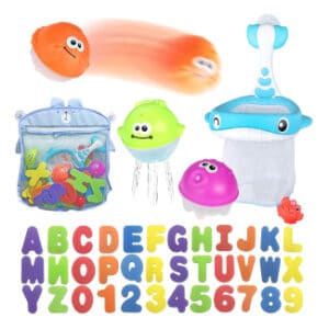 MoraBaby 36-piece Bath Toy Set