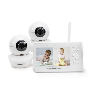 Babysense 4.3 Split Screen Video Baby Monitor