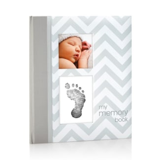 Pearhead First 5 Years Chevron Baby Memory Book