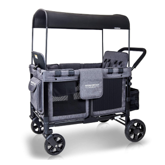 Wonderfold W4 4 Seater Multi-Function Quad Stroller Wagon