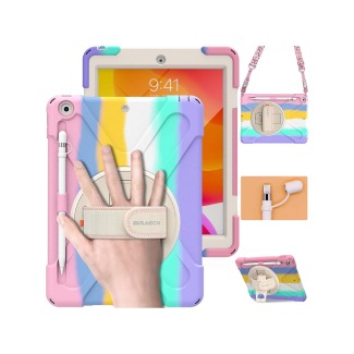 BRAECN Multi-Color iPad Case with Hand Strap