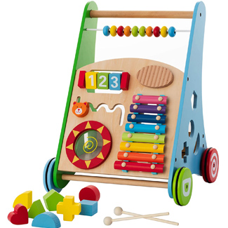 Baby Toys Wooden Push and Pull Walker