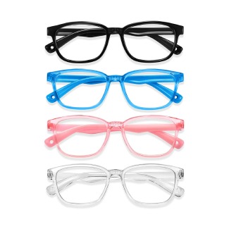 Blue Light Glasses for Kids – Anti Glare (4 Pack)