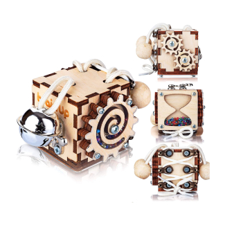 BrainUpToys Busy Activity Cube