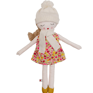 Hearts of Yarn Autumn Plush Handmade Doll for Girls