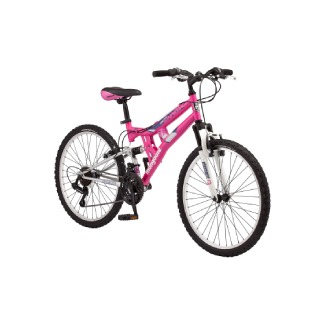 Mongoose Exlipse Full Dual-Suspension Mountain Bike for Kids