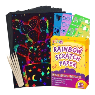 Pigipigi Scratch Paper Art