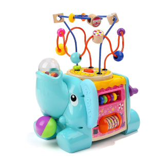 Top Bright Elephant Activity Cube