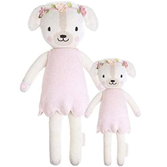 CUDDLE + KIND Charlotte the Dog 13″ Hand-Knit Doll
