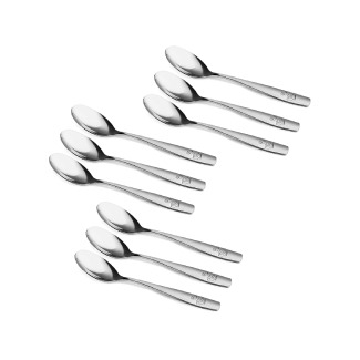 GlossyEnd 9 Piece Stainless Steel Kids Spoons