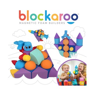 Blockaroo Magnetic Foam Building Blocks