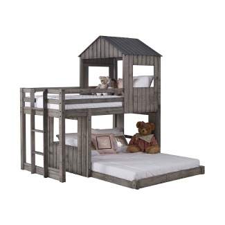 DONCO Twin over Full Campsite Loft BUNKBED