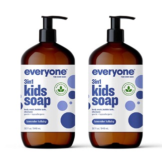 Everyone 3-in-1 Kids Soap: Body Wash, Bubble Bath, and Shampoo