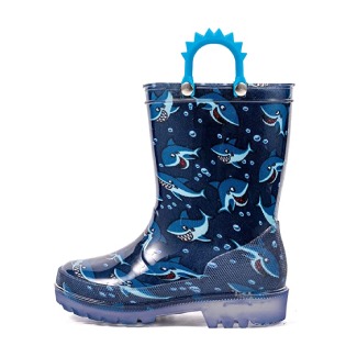 HugRain Toddler Kids Lightweight Adorable Rain Boots