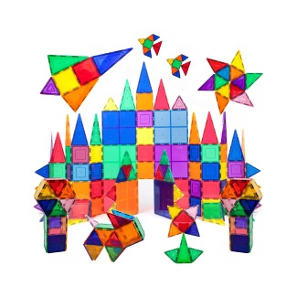 PicassoTiles 100 Piece Set 100pcs Magnet Building Tiles