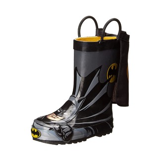Western Chief Boys Waterproof Printed Rain Boot with Easy Pull-On Handles