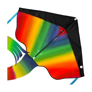 aGreatLife Rainbow Kite for Kids Easy to Fly in Low Wind Speed