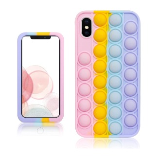 oqpa for iPhone X/XS Case Cartoon Funny Kawaii Cute Fun Silicone Design Cover