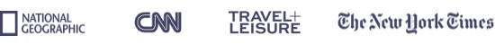seen in: national geographic, cnn, travel + leisure, new york times