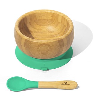 Avanchy Bamboo Baby Bowl & Spoon