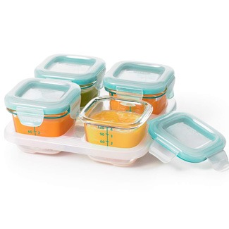 OXO Tot Glass Baby Blocks Food Storage Containers