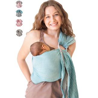 MEBIEN 100% Cotton Muslin Ring Sling