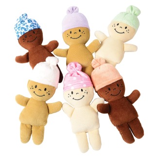 Basket of Babies Plush Dolls (6 Set)