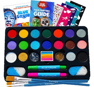 Blue Squid Halloween Makeup Kit