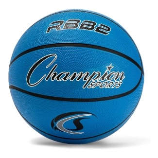 Champion Sports Official Heavy Duty Rubber Cover Nylon Basketballs