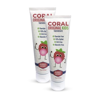 Coral White, Coral Kids Natural Toothpaste Fluoride Free and SLS Free