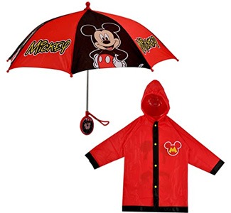 Disney Little Kids Umbrella and Slicker