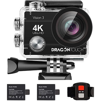Dragon Touch 4K Action Camera 16MP