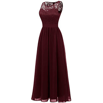 Dressystar Lace Chiffon Sleeveless Formal Dress