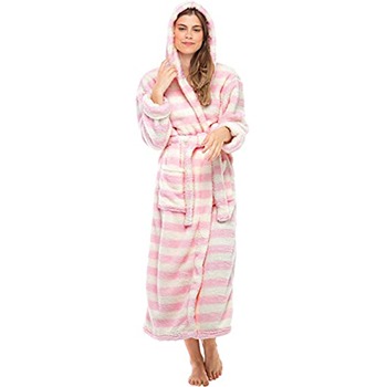 Fleece Robe With Hood
